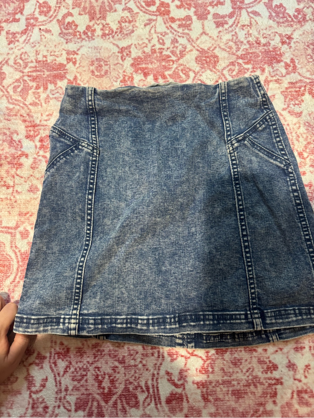 Classic Blue Denim Skirt - Women's A-Line